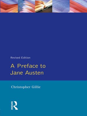 cover image of A Preface to Jane Austen